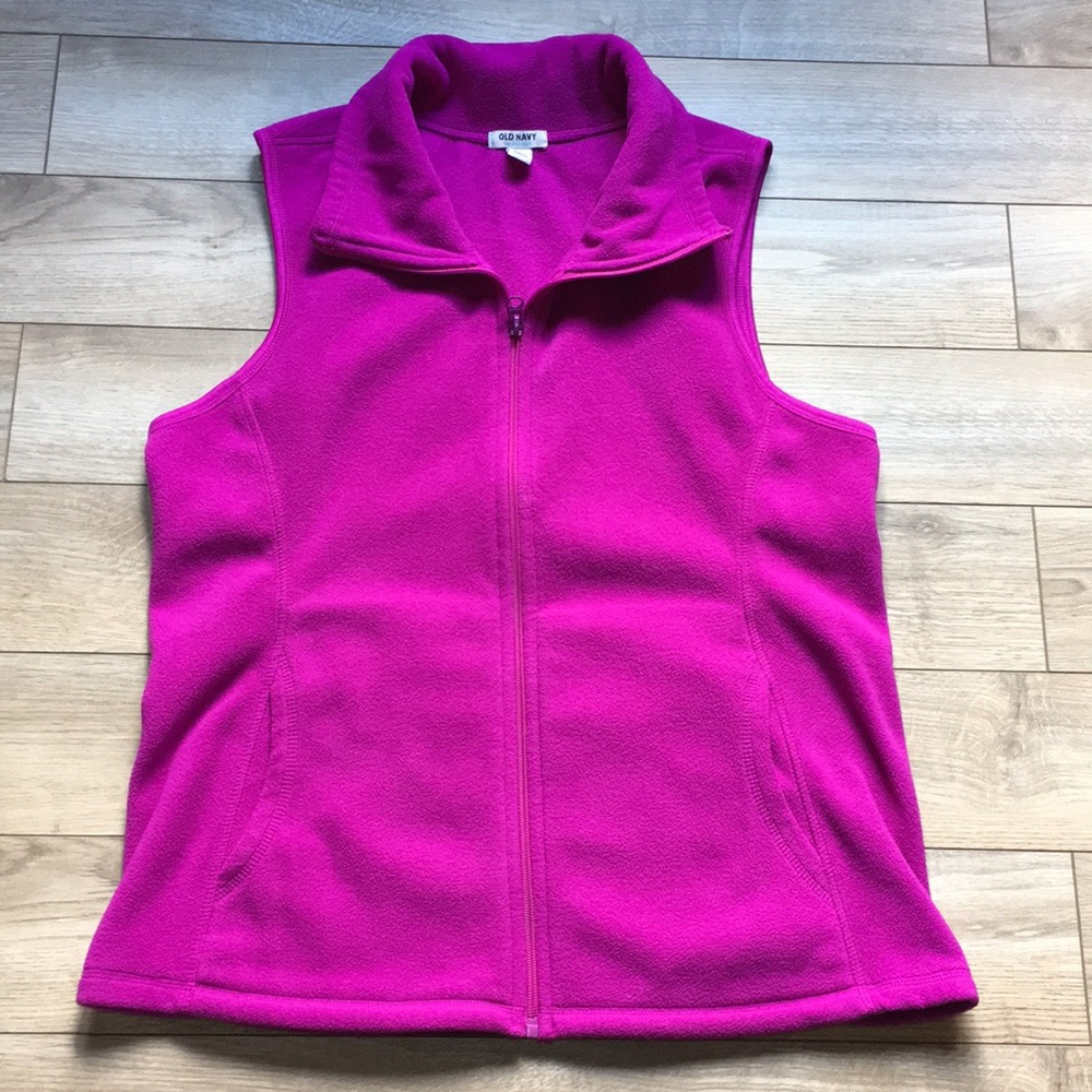 Old Navy Purple Vest/fleece L